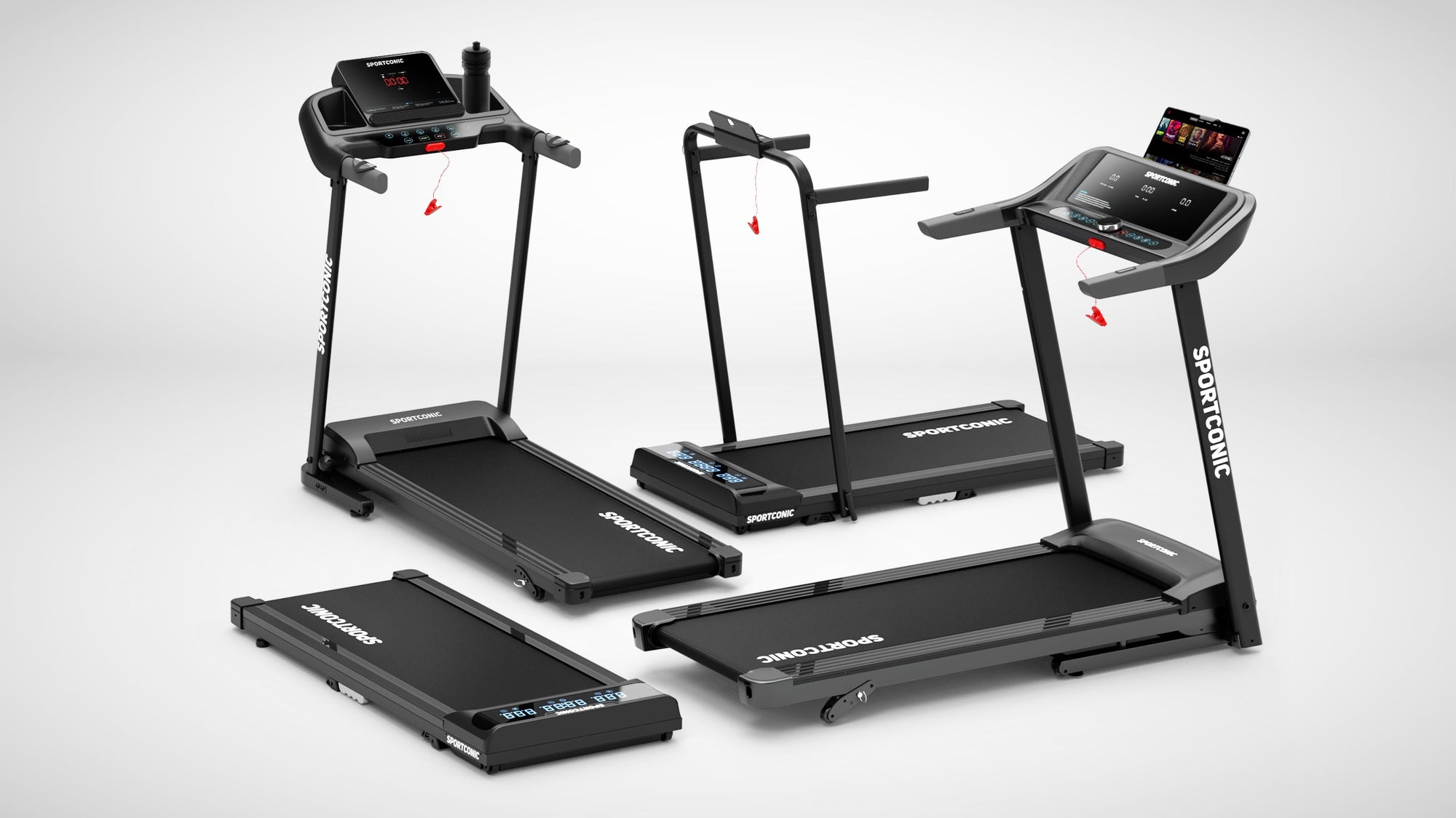 Comparar las cintas de correr Sportconic: nuestros modelos